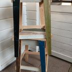 2 Originele Piet Hein Eek Scrapwood Barstools, Dutch Design thumbnail 2