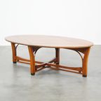 Ovale Schuitema Salontafel Uit De Jugendstil/ Art Nouveau Design Serie Met Mooie Patronen thumbnail 2
