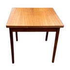 Vintage Eettafel Table Teak Fineer Jaren 60 Uitschuifbaar thumbnail 4