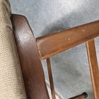 Set Van 3 Vintage Eetkamerstoelen Vintage Stoelen Teakhout thumbnail 14