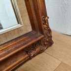 Grote Vintage Hollywood Regency Barok Rococo Spiegel thumbnail 12