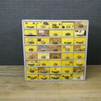 Vintage Industrial Chest Of Drawers With 40 Drawers 'Yellow' thumbnail 3