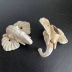 Bronzen Olifantenkoppen Kapstokjes thumbnail 5