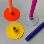 Kleur Kaarsenhouder Van Staal, Zwart Gepoedercoat thumbnail 6