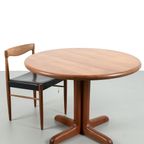 Ronde Deense Eettafel, Vol Teak Hout 69269 thumbnail 3