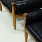 Pair Of Scandinavian Lounge Chairs By Eric Merthen For Ire Möbler 1960s thumbnail 11