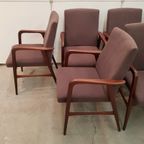 Set Van 8 Deense Teaken Armstoelen Prijs/set thumbnail 7