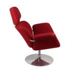 Refurbished Artifort Pierre Paulin Tulip F545 Designstoel - Rood - Draaifauteuil Tulpvoet thumbnail 5