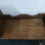 Telefoonbankje Antiek Hout Planten-haltafel Met Lade thumbnail 15