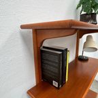 Vintage Wandrek Geheel Van Kersenhout - 3 Planken thumbnail 5