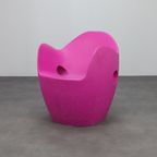 Set Of 2 Armchairs “o-nest” By Tord Boontje For Moroso, 2006 Fuchsia thumbnail 3