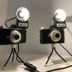 Retro Cameralamp Met Flits En Statief thumbnail 5