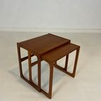 Set Of 2 Danish Teak Nesting Tables thumbnail 8