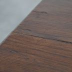 Prachtige Antieke Engelse Double Based Side Table/ Dressoir Van Eikenhout thumbnail 11