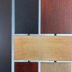 Unieke Spiegel. Deens Design Spiegel. Mid Century Stalen Spiegel. Zeldzame Spiegel thumbnail 8