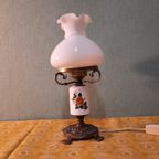 Schattig Brocante Vintage Lampje, Tafellamp, Schemerlamp thumbnail 7