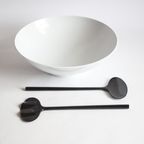 Melamine Salad Bowl And Spoons By Copco Taiwan, 1985 thumbnail 13