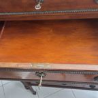 Louis Xvi 6 Laden Commode Met Grijs Marmeren Tablet thumbnail 8