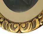 Koppel Antieke Portretten Ovale Lijsten Bladgoud Ca 1900 thumbnail 7