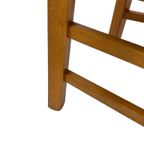 Vintage Set Van 6 Eetkamerstoelen Eiken En Riet Design thumbnail 20