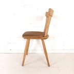 Partij 19 Vintage Houten Eetkamerstoelen thumbnail 8