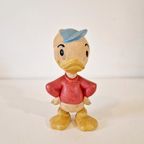 Antieke Rubberen Kwik Kwek Of Kwak Disney Vintage thumbnail 2
