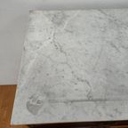 Vintage Antiek Dressoir Commode Ladekast Badkamermeubel Met Marmer Blad 704 thumbnail 17