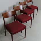 4x Vintage Eetkamerstoelen - Jaren '60 thumbnail 12