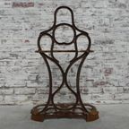 Art Nouveau, Gietijzeren Paraplustandaard Fonderie Corneau Alfred thumbnail 12