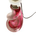 Roze Kristallen Tafellamp Val Saint Lambert Swirl Sixties thumbnail 16
