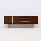 Dutch Minimalist Wenge Wooden Sideboard By Tijsseling 1970S thumbnail 2