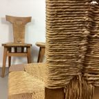 5 Arts & Crafts Stoelen W. Kuyper Jaren'20 Brutalistisch thumbnail 9