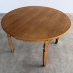 Vintage Eettafel | Tafel | Verlengbaar | Brutalist | Kjaernulf (2) thumbnail 11