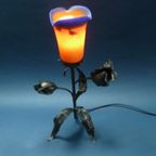 Art Deco Wrought Iron Lamp François Carion thumbnail 2