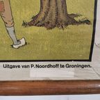 Antieke Vintage Schoolplaat, Schoolposter 1Ste Serie Pl 9 thumbnail 5