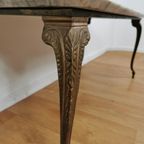 Vintage Hollywood Regency Salontafel Met Marmer Blad. 505 thumbnail 18