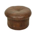 Design Mushroom Poef Opbergruimte De Sede Bruin Leer 57cm thumbnail 6
