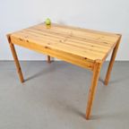 Vintage Grenen Pine Rechthoekige Eettafel Deens Design ‘60 thumbnail 9