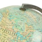 Verlichte Wereldbol Lamp 1965 Standaard Globe Nederlands Gdp Italië thumbnail 8