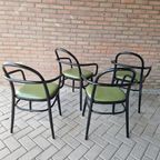 Set Van 4 Radomir Hoffman Ligma Vintage Stoelen Als Thonét thumbnail 11