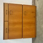 Vintage Schoenenkast, Licht Hout, 1970's Duitsland thumbnail 2