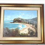 Frank H. Spears Schilderij Gesigneerd Newport Beache thumbnail 5