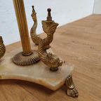 Vintage Messing Rococo Staande Kapstok Hollywood Regency Hall Tree 8 thumbnail 6
