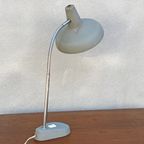 Grote Vintage Aluminor France Grijze Hamerslag Bureaulamp / Tafellamp thumbnail 3