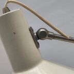 Vintage Staande Hengellamp Gepo Vloerlamp Wit Metaal Anvia thumbnail 6
