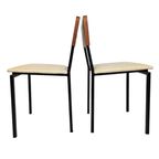 Vintage - Dutch Design - (2) Eetkamerstoelen - Martin Visser Stijl - 60's thumbnail 2