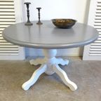 Prachtige Landelijke Ronde Eiken Tafel thumbnail 25
