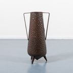 Unique Italian Mid-Century Copper Vase/Pot / Vaas / Bloempot From 1950’S thumbnail 4