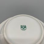 Vintage Boterschaal Mz Czechoslovakia Blauwe Bloem thumbnail 2