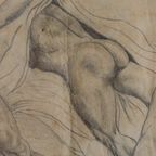 Academische Tekening Van Een Naakte Man – A.H., 1819 thumbnail 9